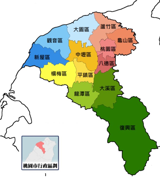 桃園外送範圍區域